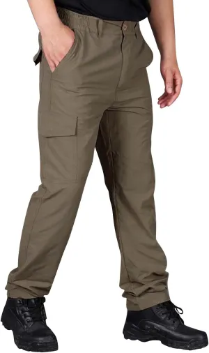 Work Cargo Pants for Men Lightweight Wild Outdoor Hiking Pants Waterproof Ripstop Tactical Camo Pants Multi Pockets